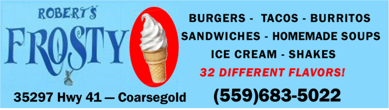 ROBERT'S FROSTY ad qtr pg