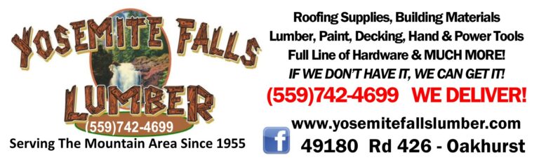 YOSEMITE FALLS LUMBER - NEW AD