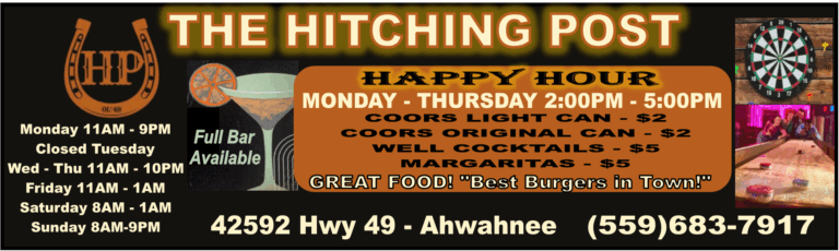 HITCHING POST AD 2025