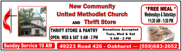 NEW COMMUNITY UMC AD - 2025